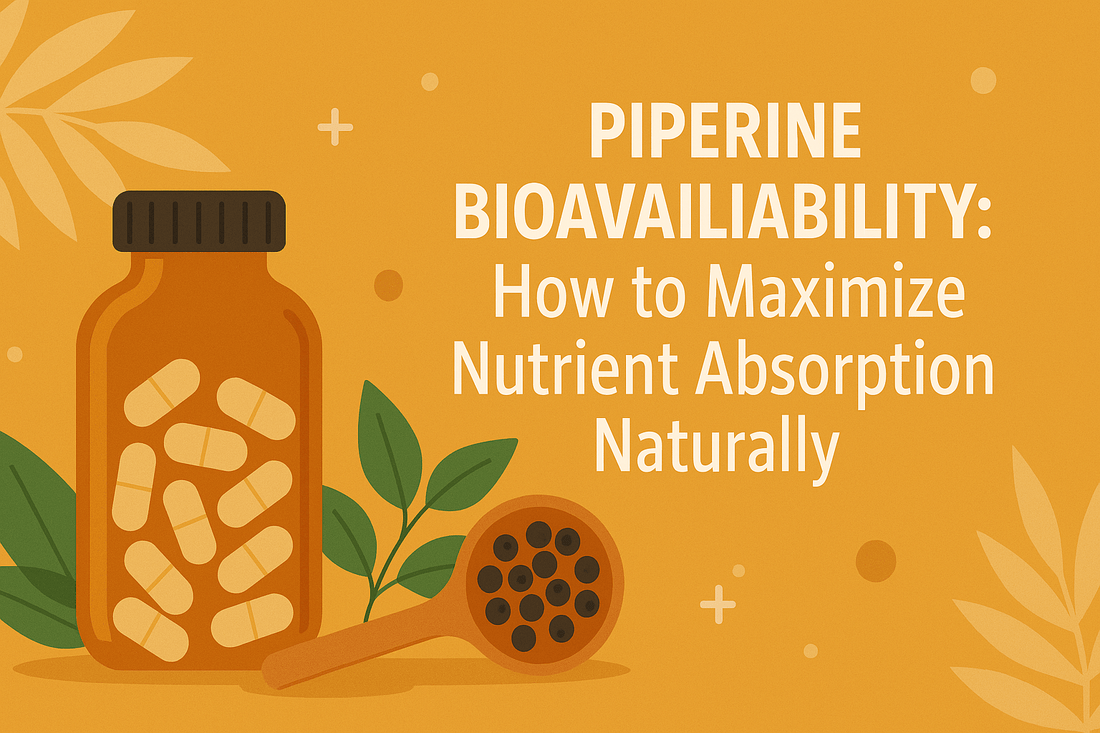 Piperine Bioavailability: How to Maximize Nutrient Absorption Naturally