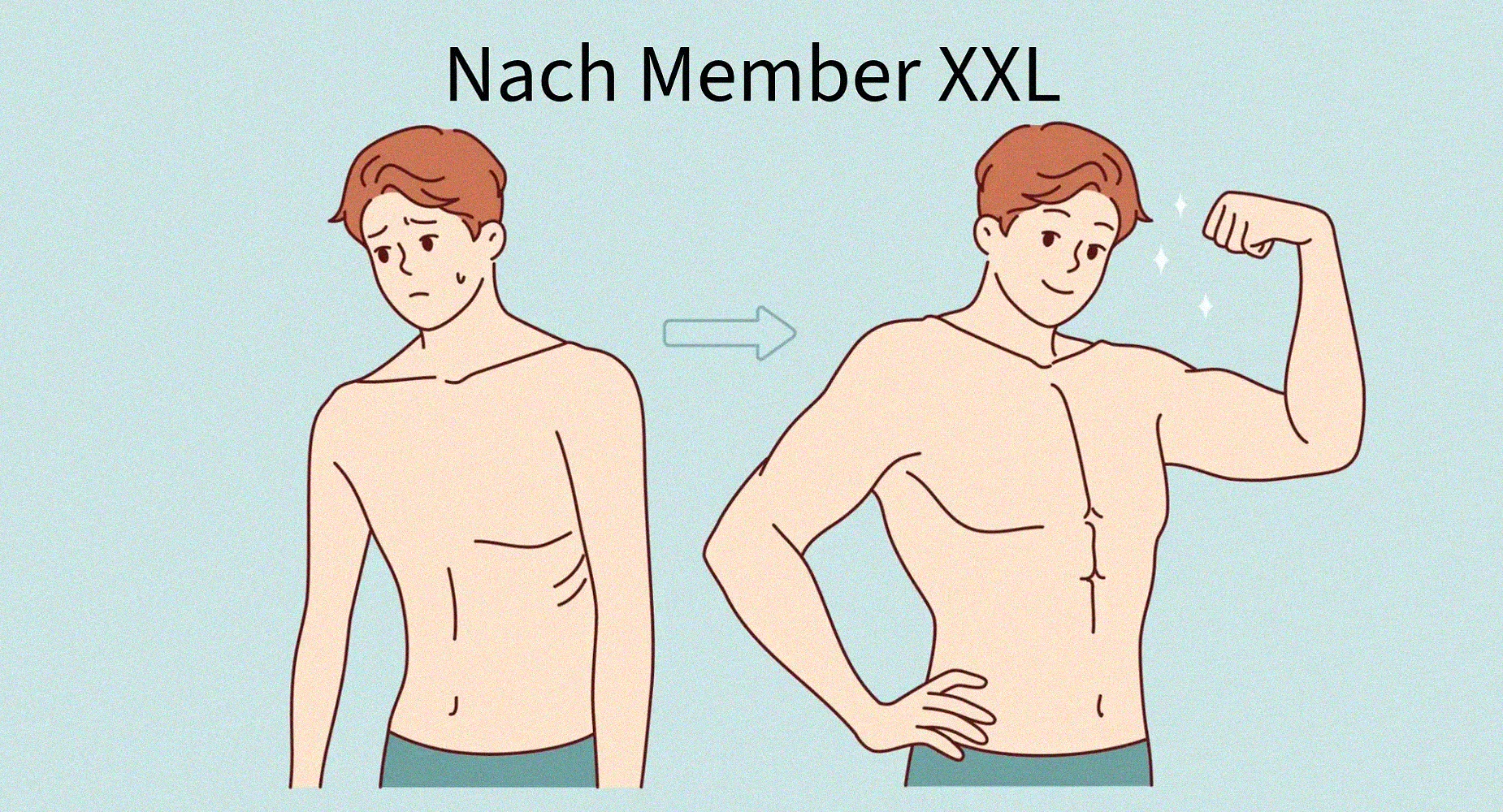 Member XXL Vorher Nachher Erfahrung Mann selbstbewusst