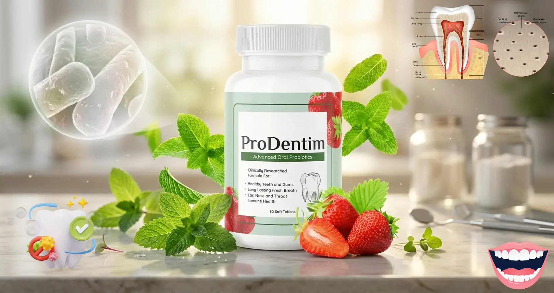 prodentim oral health probiotic supplement bottle